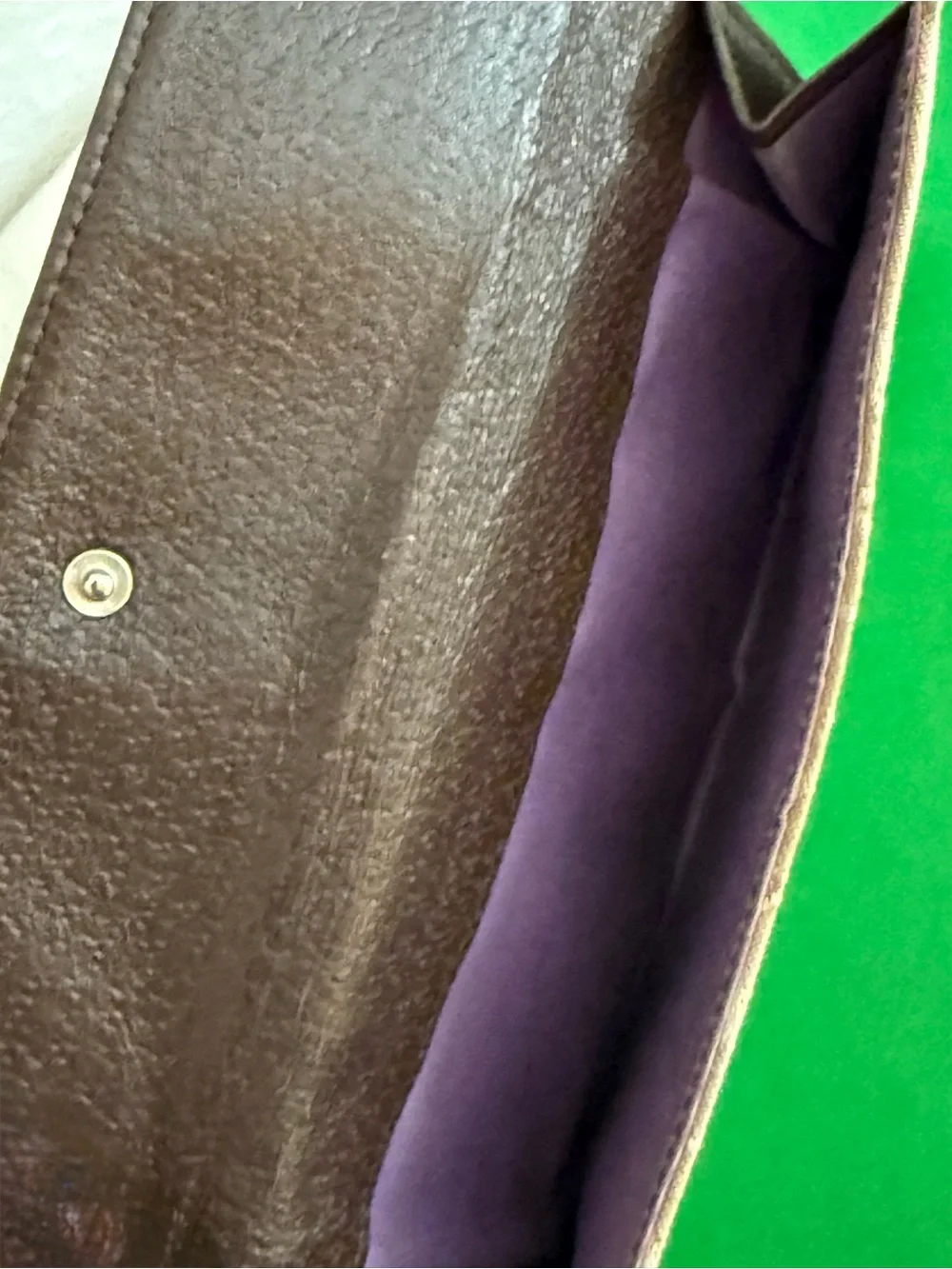 BVLGARI Logomania Monogram Long Trifold Wallet